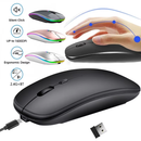 2025 Wireless Rechargeable Dual Mode Mouse Bluetooth 2.4GHz for PC/Laptop