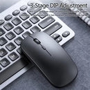 2025 Wireless Rechargeable Dual Mode Mouse Bluetooth 2.4GHz for PC/Laptop