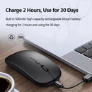 2025 Wireless Rechargeable Dual Mode Mouse Bluetooth 2.4GHz for PC/Laptop