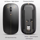 2025 Wireless Rechargeable Dual Mode Mouse Bluetooth 2.4GHz for PC/Laptop